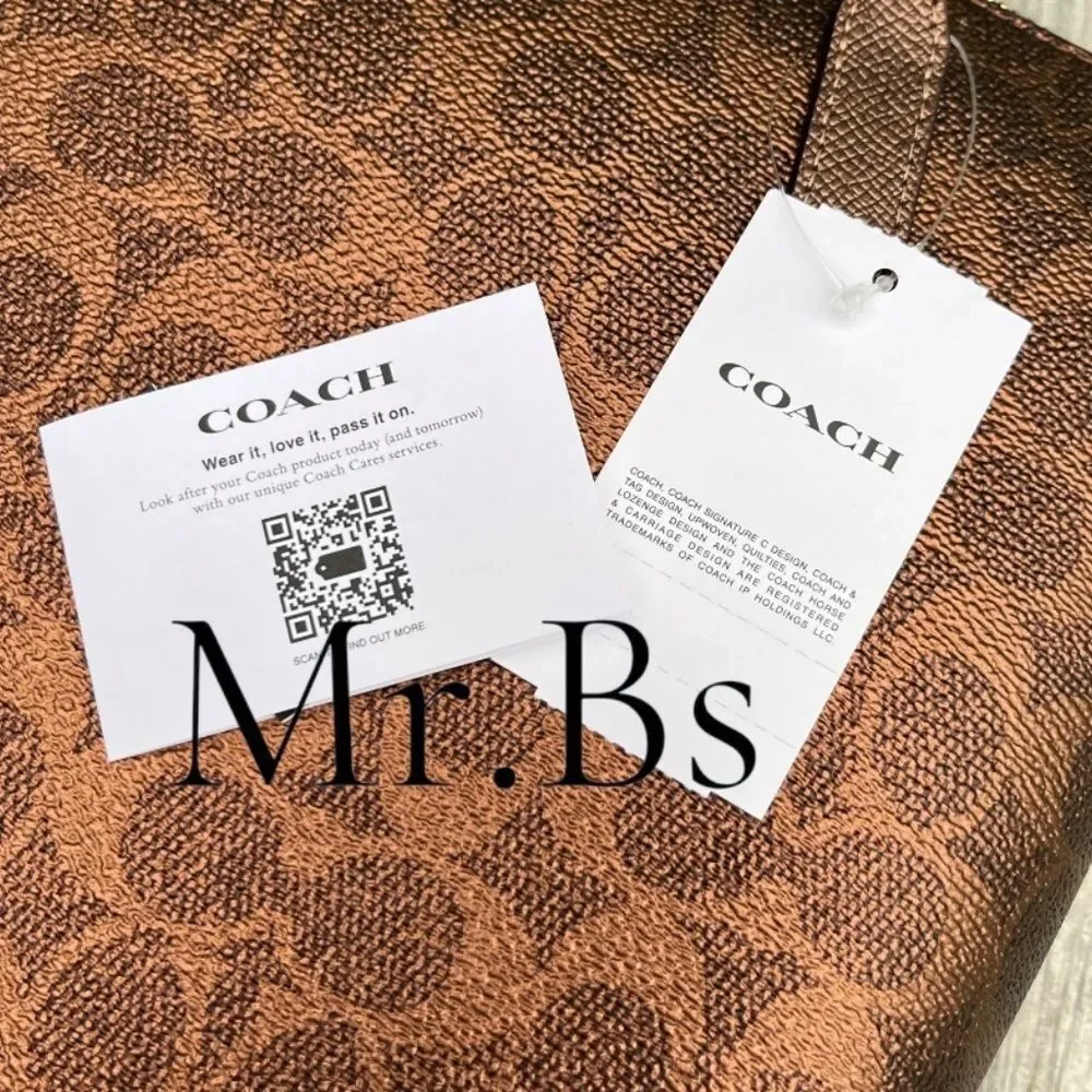 Coach Fiona Zip Tote Bag in Copper Metallic Purse